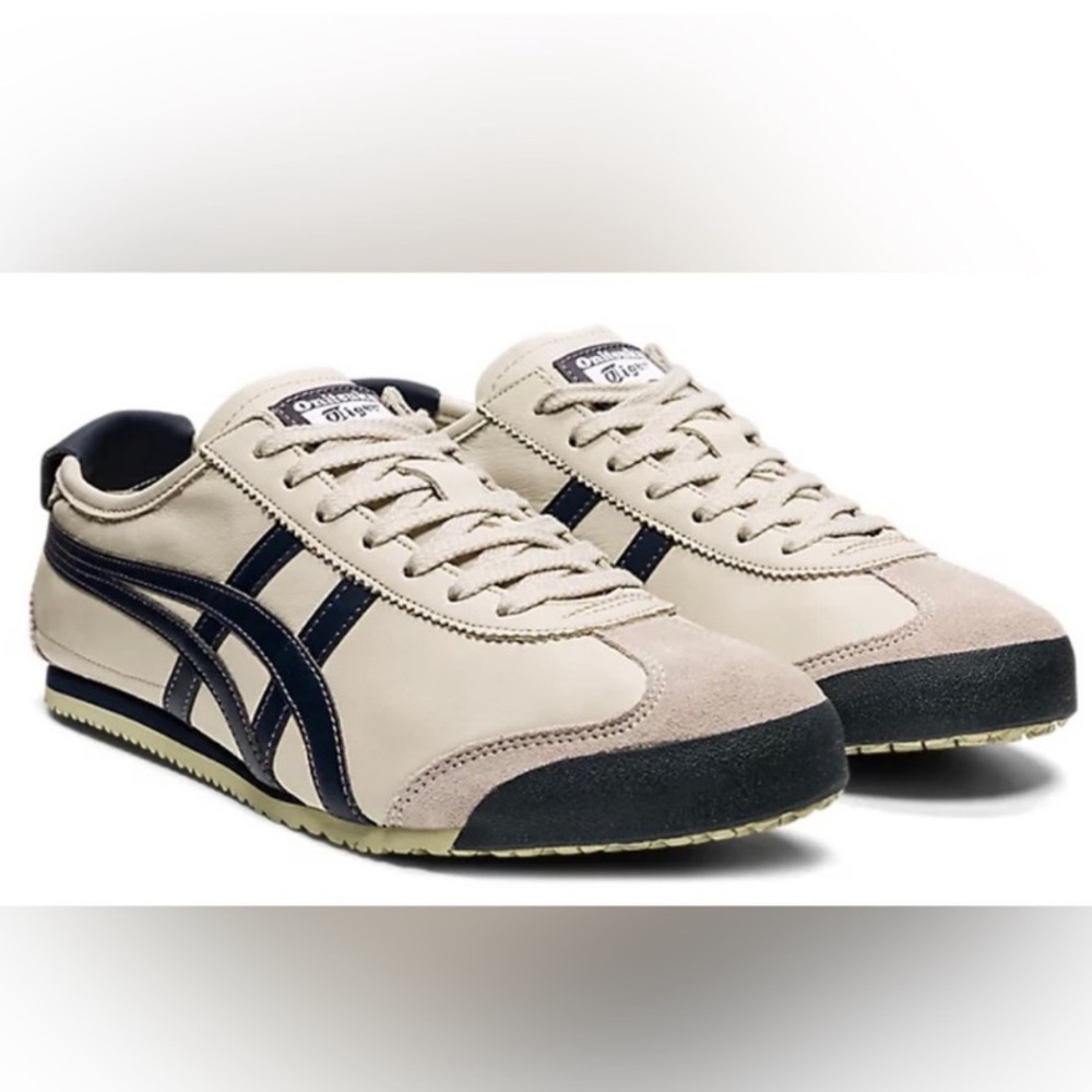 NWT Onitsuka Tiger Mexico 66 Sneakers- Birch/Peacoat Ladies 7